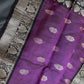 Purple Light Weight Kanchi Soft Handloom Silk  Saree - 