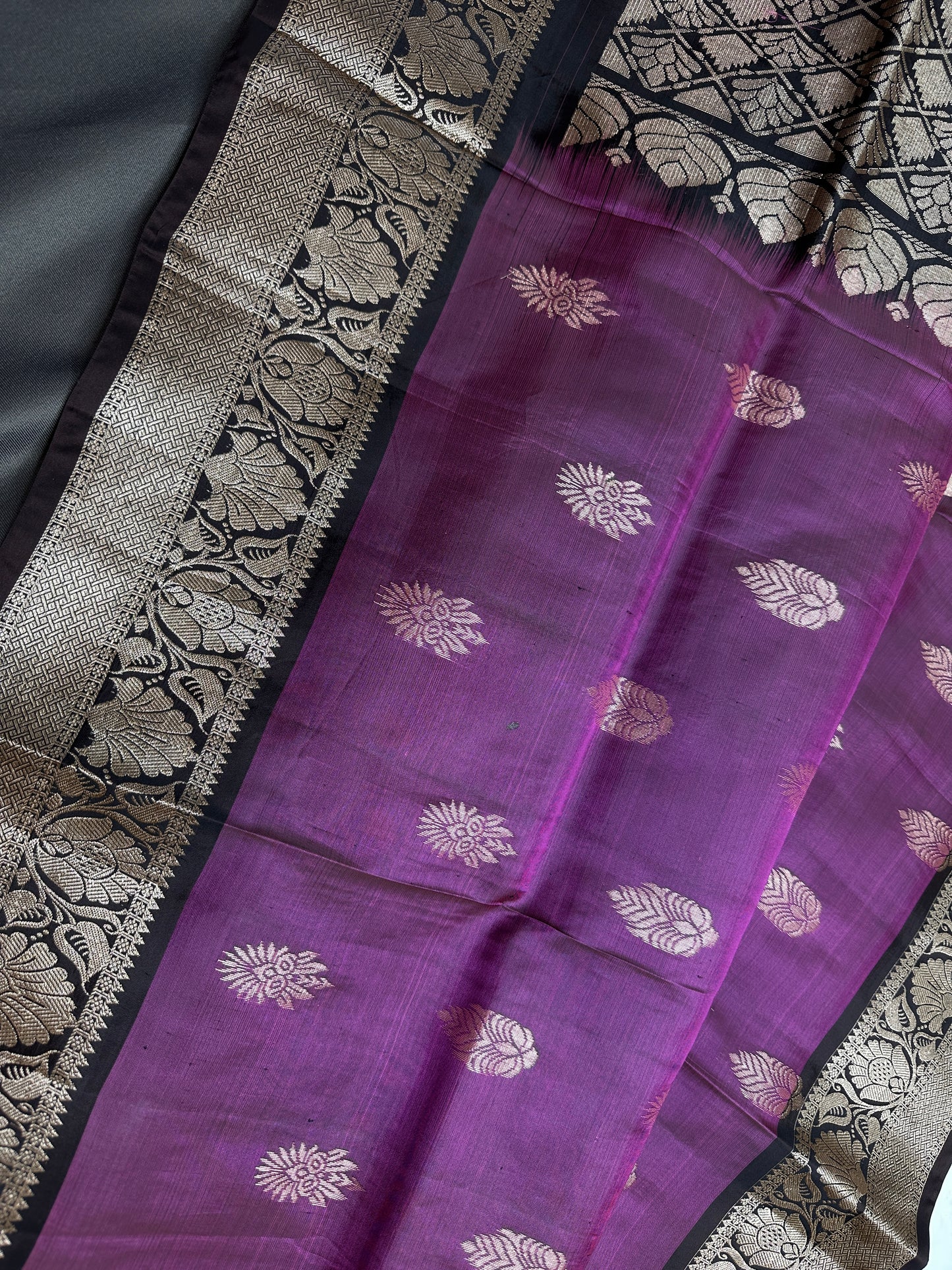 Purple Light Weight Kanchi Soft Handloom Silk  Saree - 