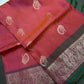 Magenta Pink Light Weight Kanchi Soft Handloom Silk  Saree - 