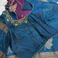 Purple Blue Light Weight Kanchi Soft Silk  Saree - 