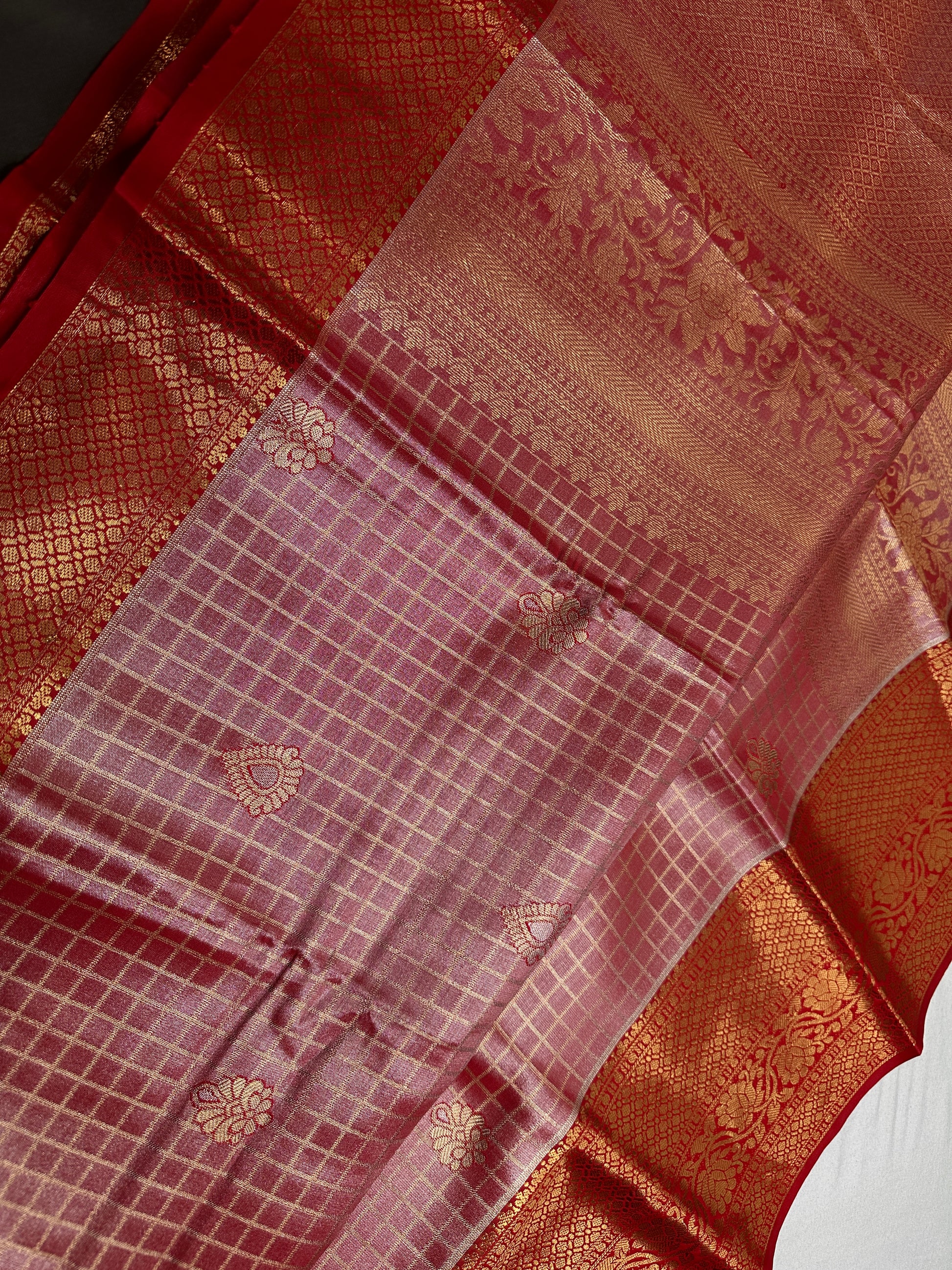 Pink Kanchi Light Weight Semi Silk Gifting Saree - 