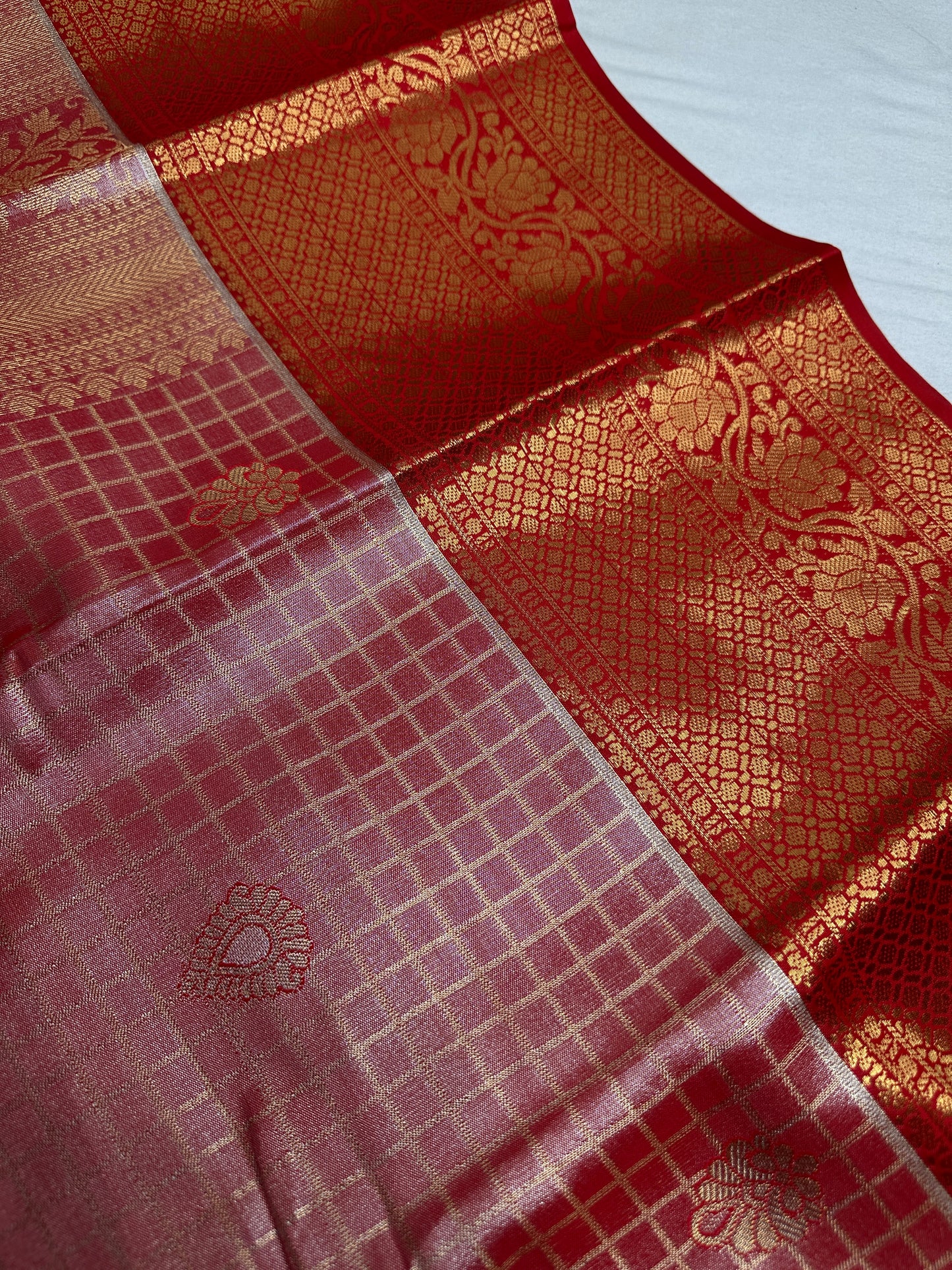 Pink Kanchi Light Weight Semi Silk Gifting Saree - 