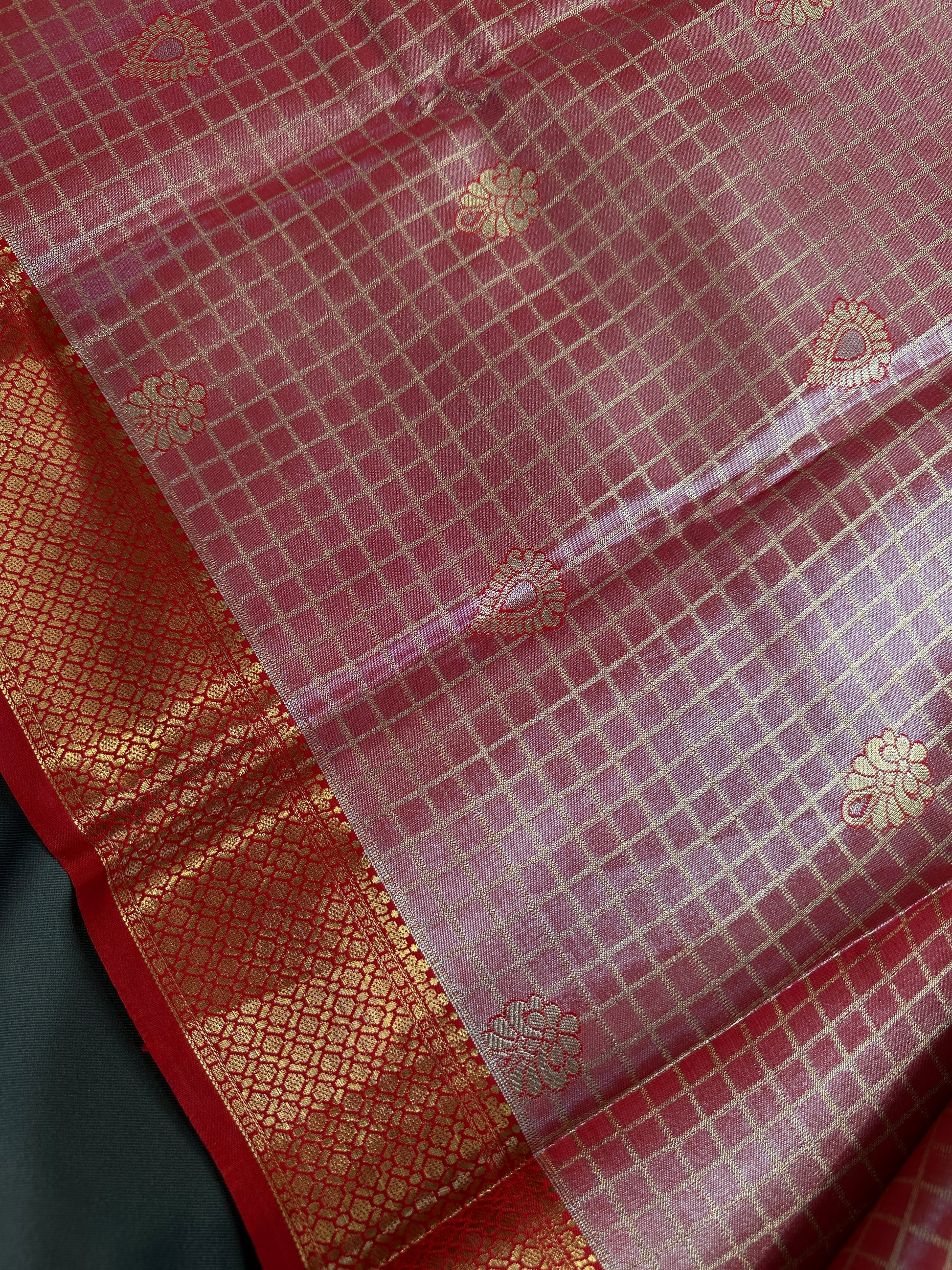 Pink Kanchi Light Weight Semi Silk Gifting Saree - 