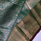 Green Kanchi Light Weight Semi Silk Gifting Saree - 