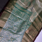 Green Kanchi Light Weight Semi Silk Gifting Saree - 