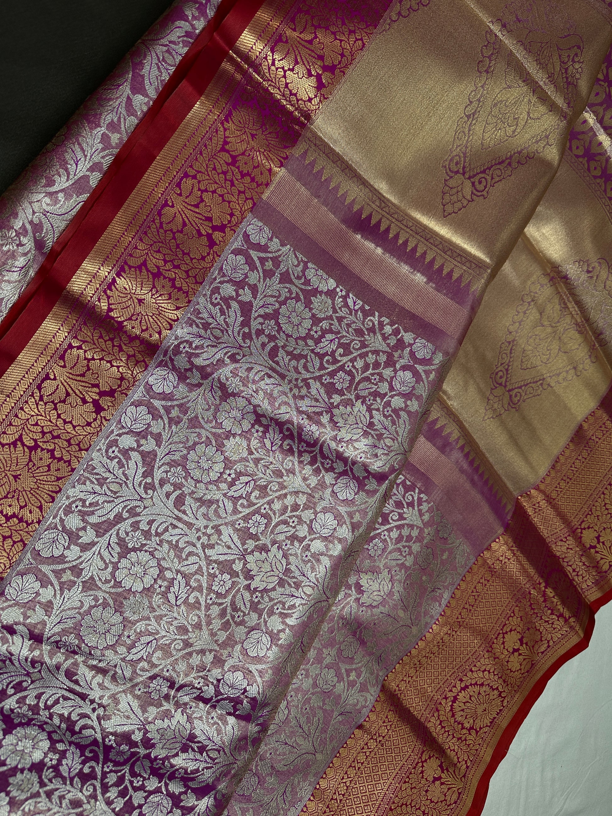 Pink Kanchi Light Weight Semi Silk Gifting Saree - 