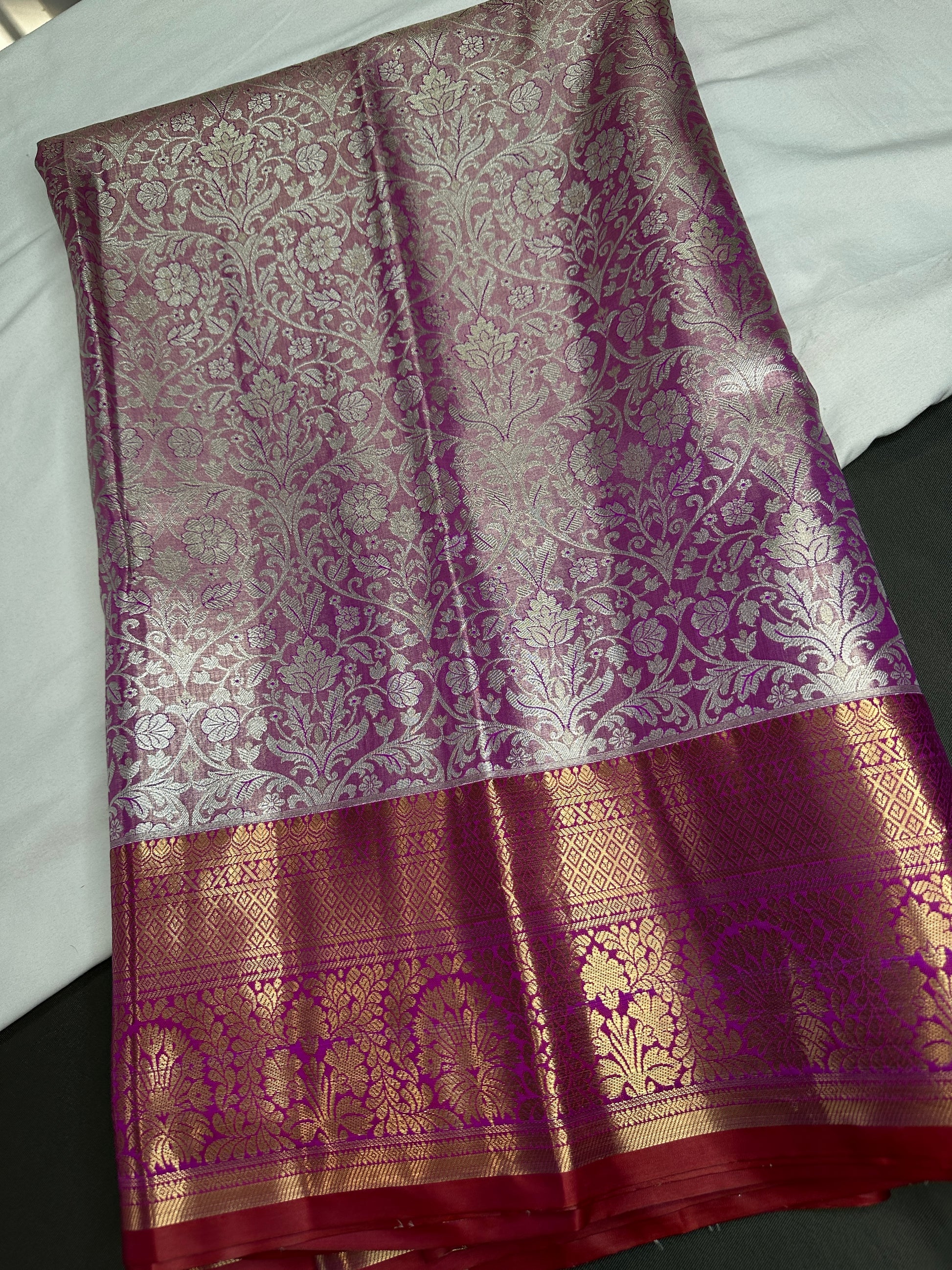 Pink Kanchi Light Weight Semi Silk Gifting Saree - 