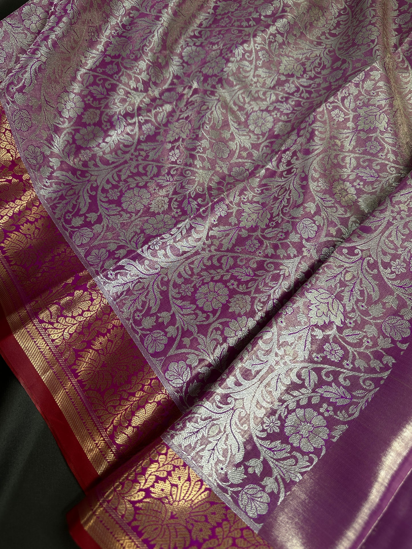 Pink Kanchi Light Weight Semi Silk Gifting Saree - 