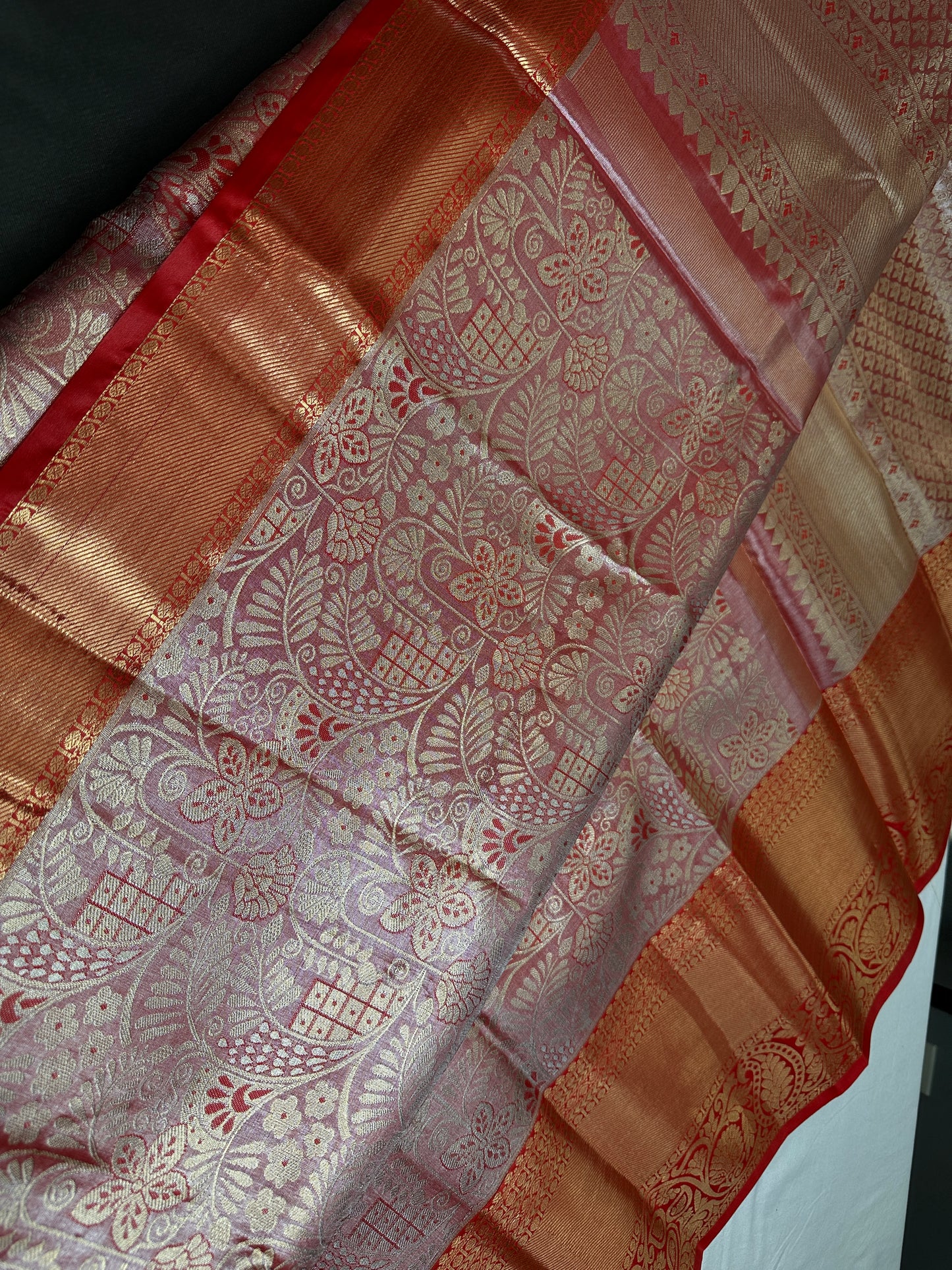 Pink Kanchi Light Weight Semi Silk Gifting Saree - 