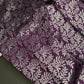 Purple Brocade Kanchi Light Weight Semi Silk Gifting Saree - 