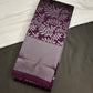 Purple Brocade Kanchi Light Weight Semi Silk Gifting Saree - 