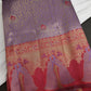 Purple Brocade Kanchi Light Weight Semi Silk Gifting Saree - 