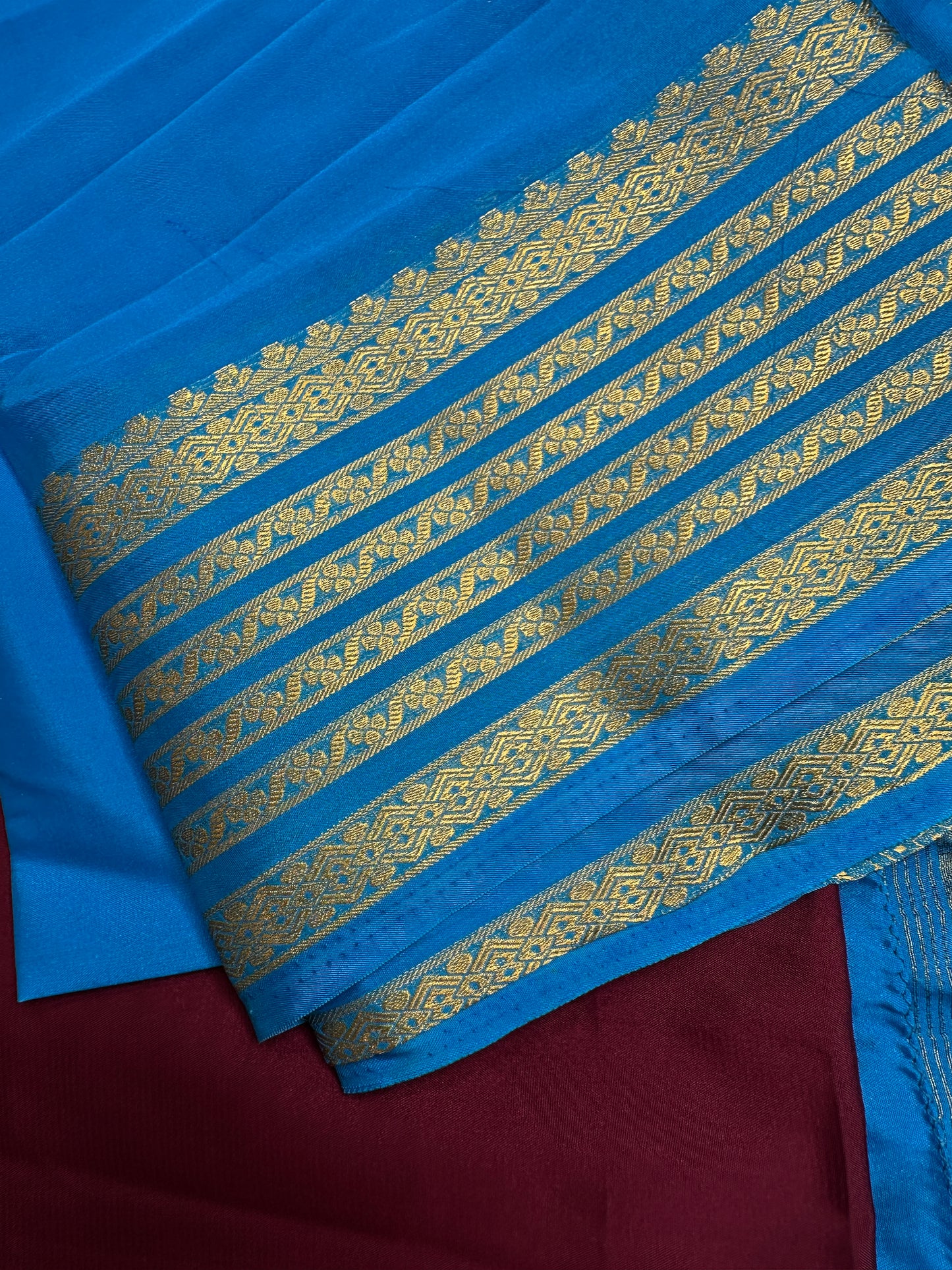 Semi Mysore Crepe Silk Saree - 