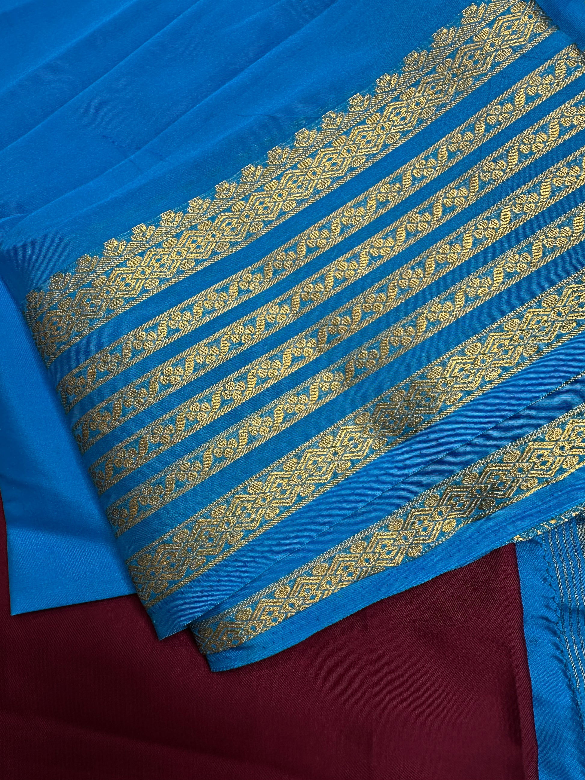 Semi Mysore Crepe Silk Saree - 