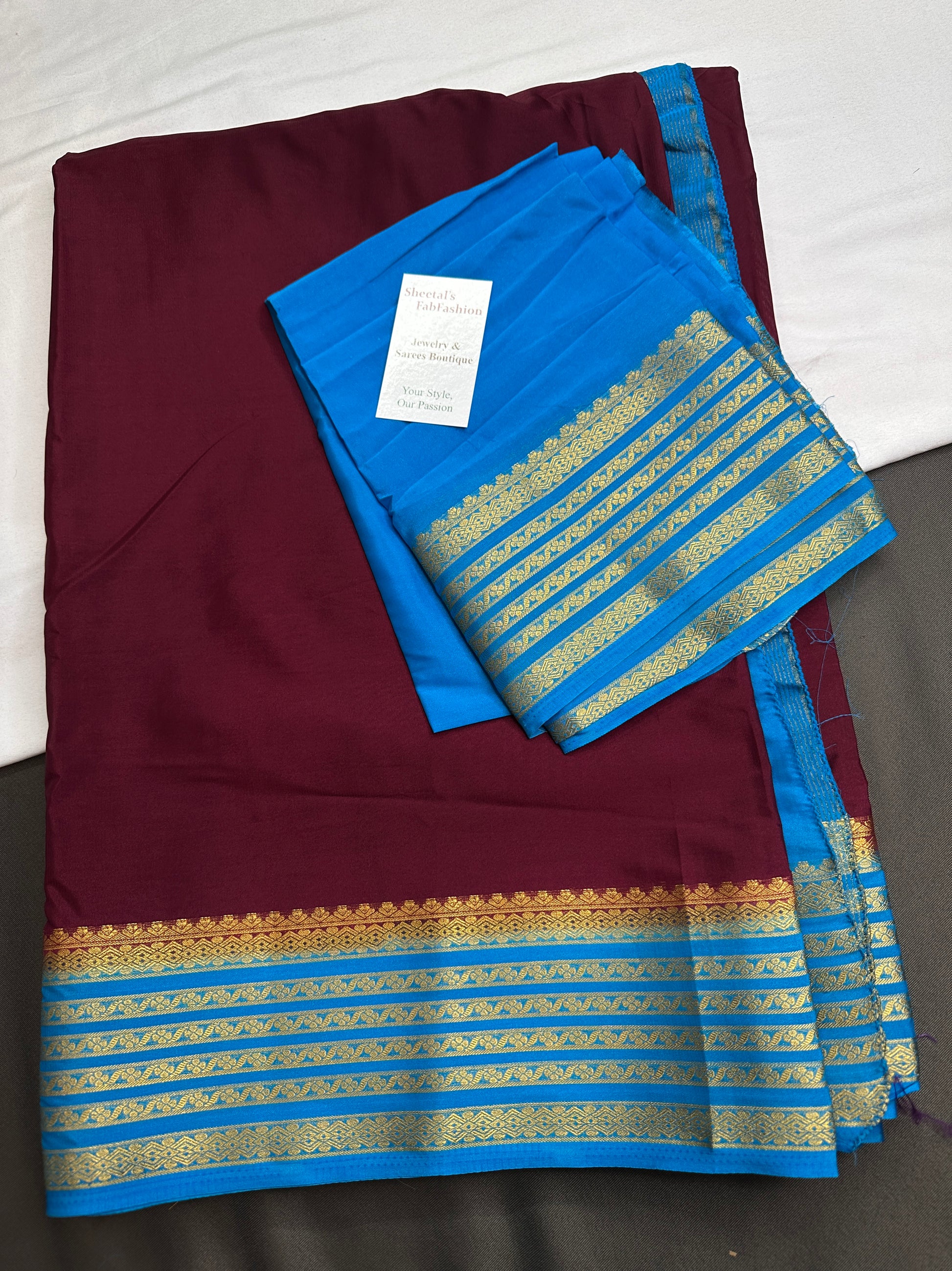Semi Mysore Crepe Silk Saree - 