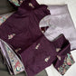 Designer Tissue Organza Lavender Purple  Embroidery Saree - 