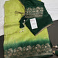 Designer Crepe  Green  Embroidery  Saree - 