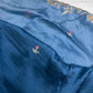 Designer Bluse Dual Shade Crepe Embroidery  Saree - 