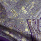 Kalamkari Cotton Silk Purple Saree - 