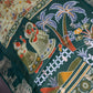 Kalamkari Cotton Silk Green Saree - 