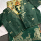 Kalamkari Cotton Silk Green Saree - 