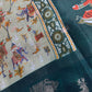 Kalamkari Cotton Silk Green Saree - 