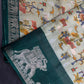 Kalamkari Cotton Silk Green Saree - 