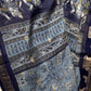 Kalamkari Cotton Silk Blue Saree - 