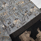 Kalamkari Cotton Silk Grey Black Saree - 