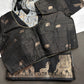 Kalamkari Cotton Silk Grey Black Saree - 