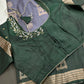Greyish Blue Light Weight Kanchi Soft Silk  Saree - 