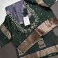 Greyish Blue Light Weight Kanchi Soft Silk  Saree - 