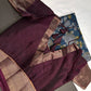 Blue Kalamkari Printed Light Weight Semi Tussar Saree - 