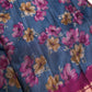 Blue Maggenta Kalamkari Printed Light Weight Semi Tussar Saree - 
