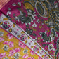 Green Maggenta Kalamkari Printed Light Weight Semi Tussar Saree - 