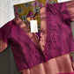 Green Maggenta Kalamkari Printed Light Weight Semi Tussar Saree - 