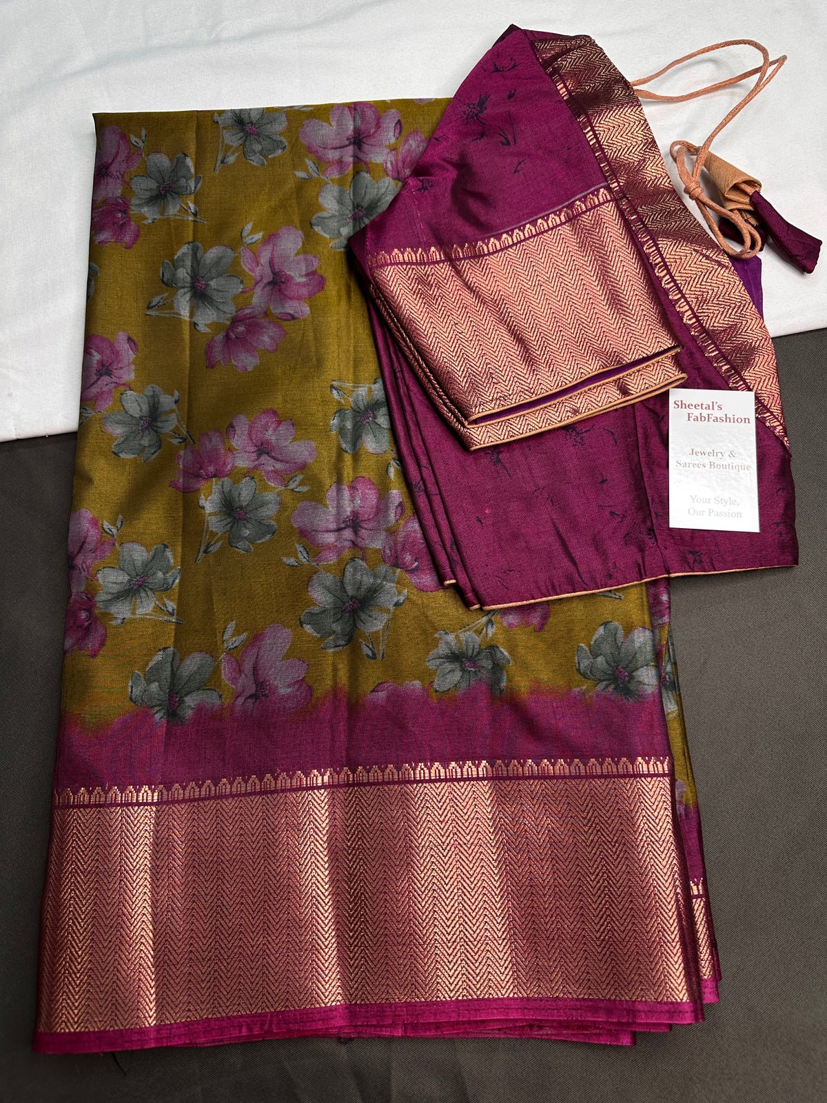 Green Maggenta Kalamkari Printed Light Weight Semi Tussar Saree - 