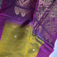 Green Pink Kanchi Handloom Pure Silk  Saree - 