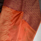 Peach Semi Kanchi Silk  Saree - 