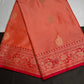 Peach Pink Semi Kanchi Silk  Saree - 