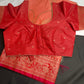 Peach Pink Semi Kanchi Silk  Saree - 