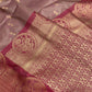 Light Mauve Pink Semi Kanchi Silk  Saree - 