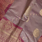 Light Mauve Pink Semi Kanchi Silk  Saree - 