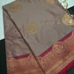 Light Mauve Pink Semi Kanchi Silk  Saree - 