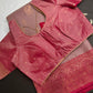 Light Mauve Pink Semi Kanchi Silk  Saree - 
