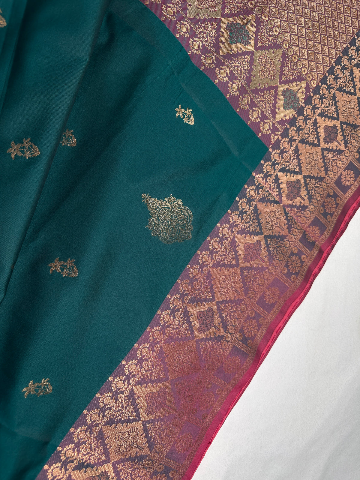 Green Semi Kanchi Silk  Saree - 