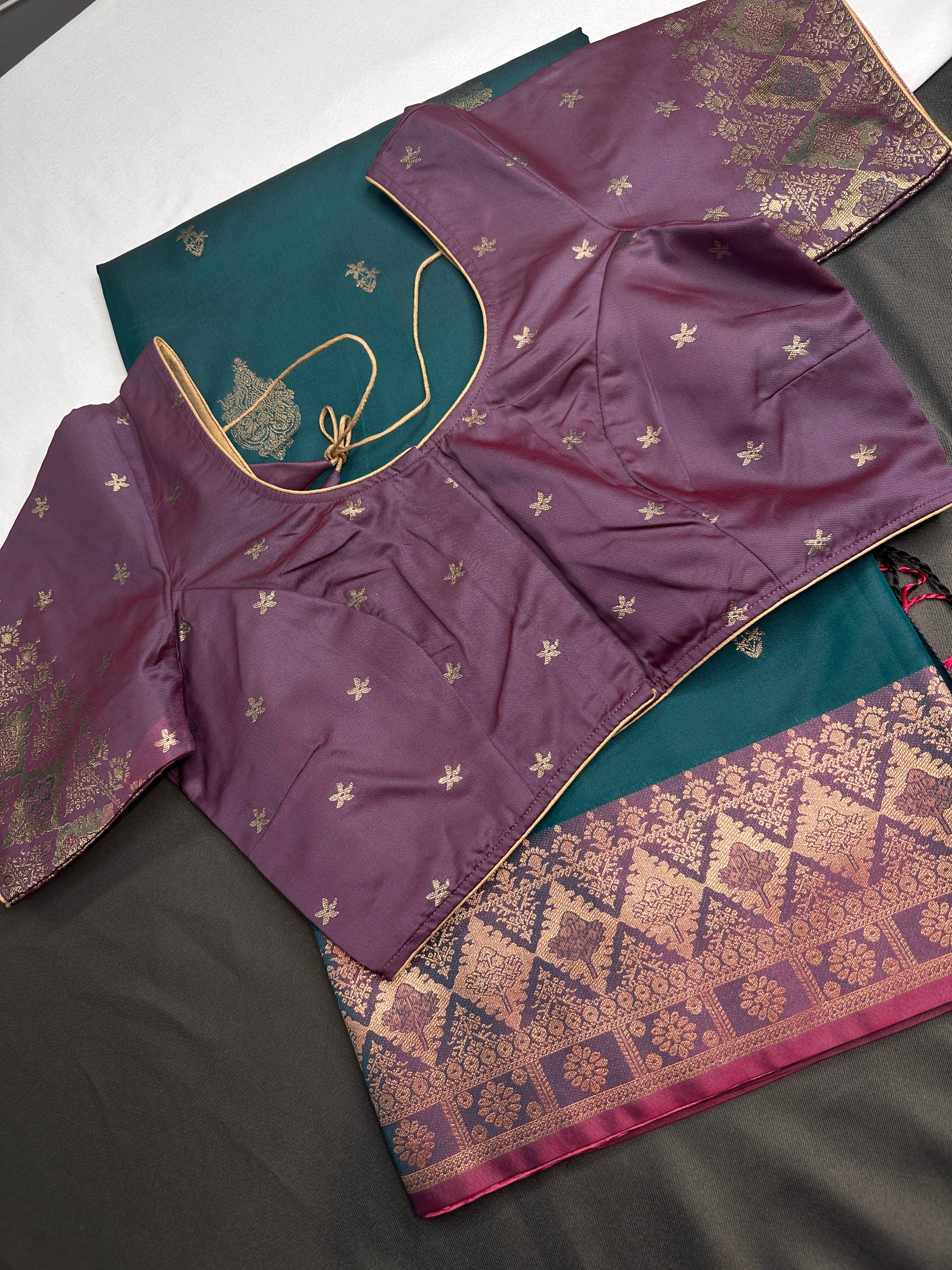 Green Semi Kanchi Silk  Saree - 