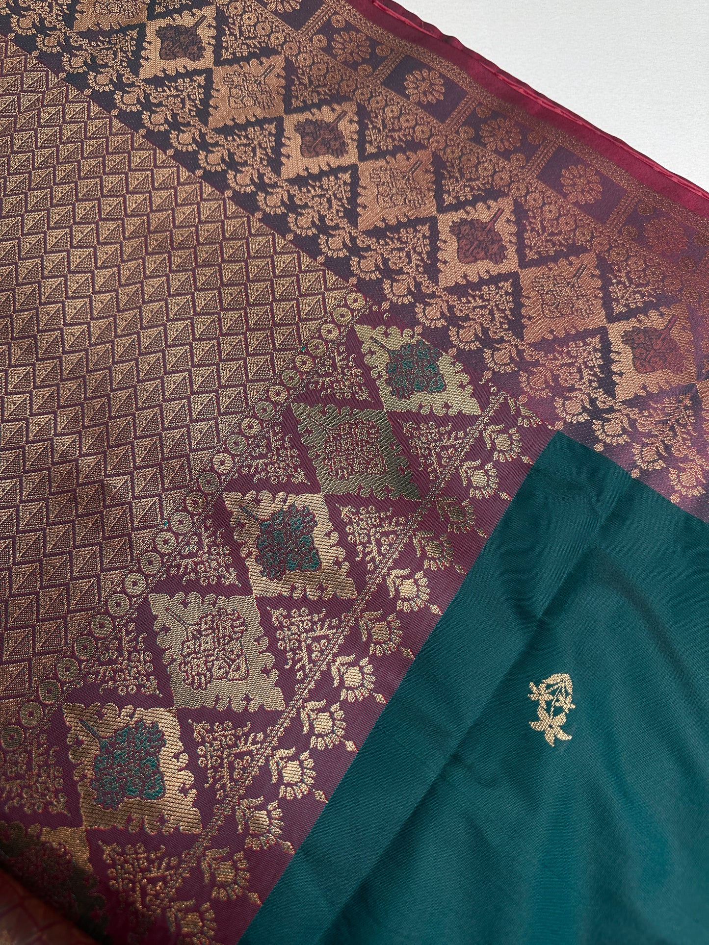Green Semi Kanchi Silk  Saree - 