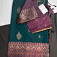 Green Semi Kanchi Silk  Saree - 