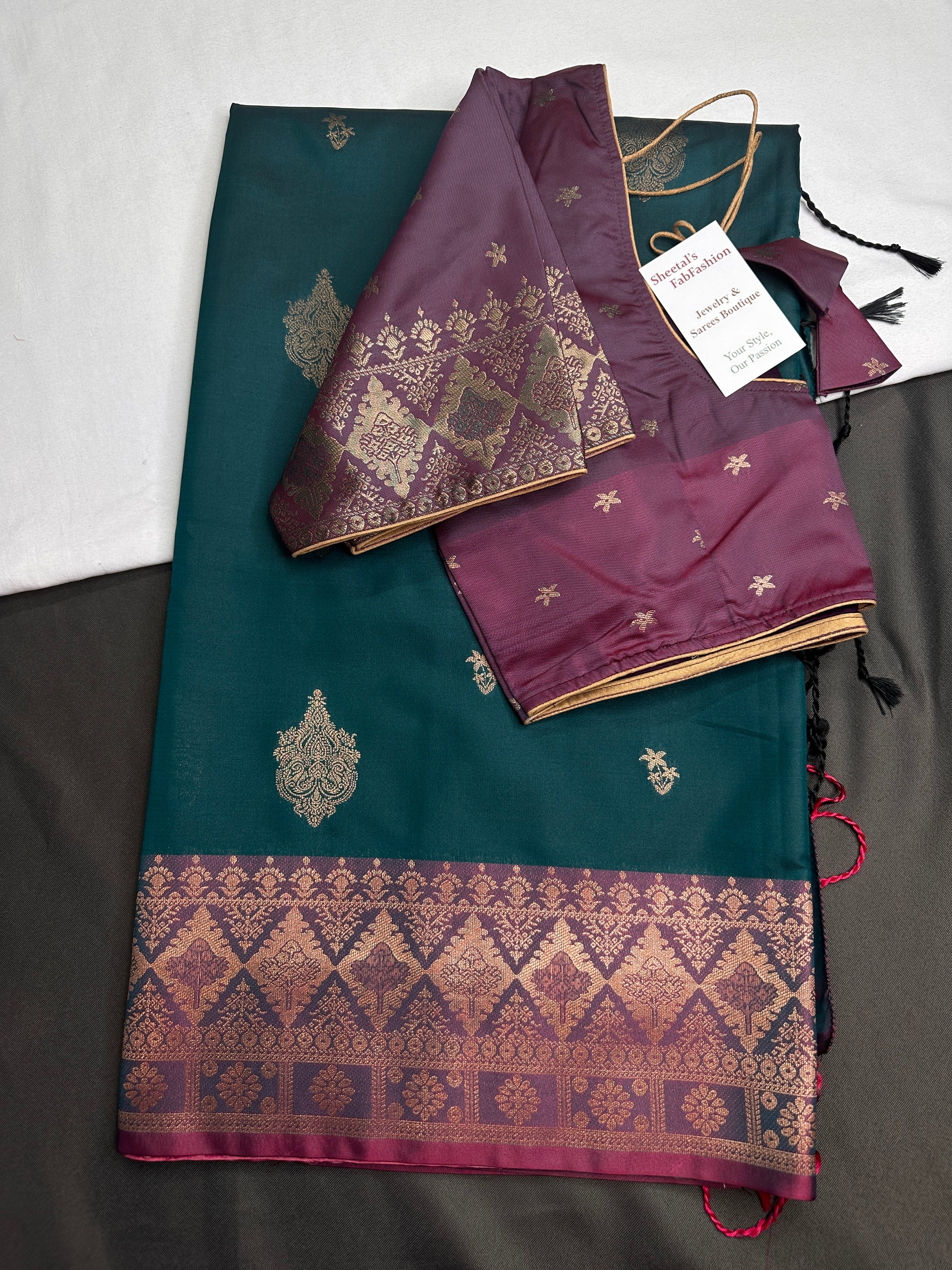 Green Semi Kanchi Silk  Saree - 